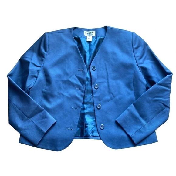 PENDLETON Dusty Blue Virgin Wool Jacket size 12 - Picture 1 of 6